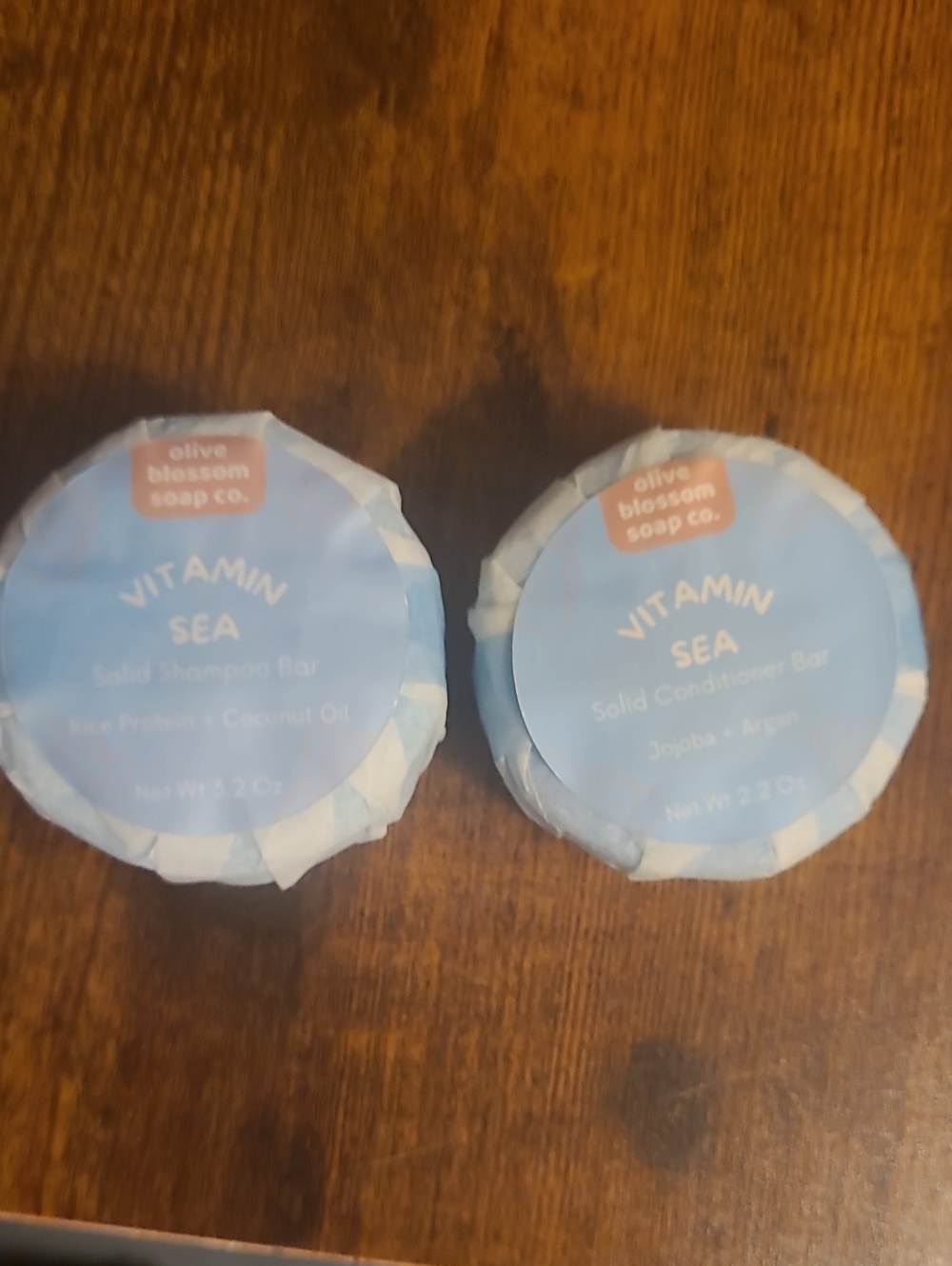Shampoo & Conditioner Bars - Ocean Scent